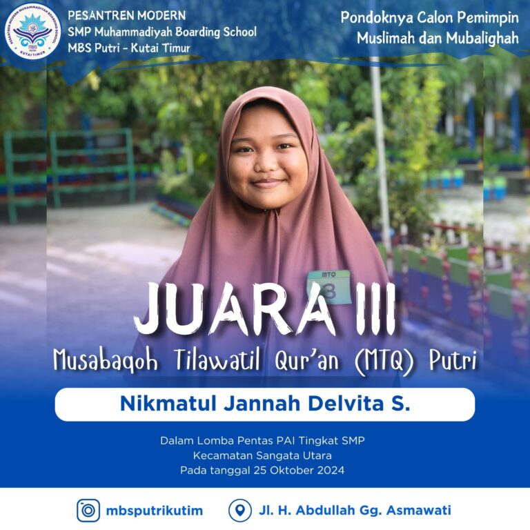 Juara 3 MTQ