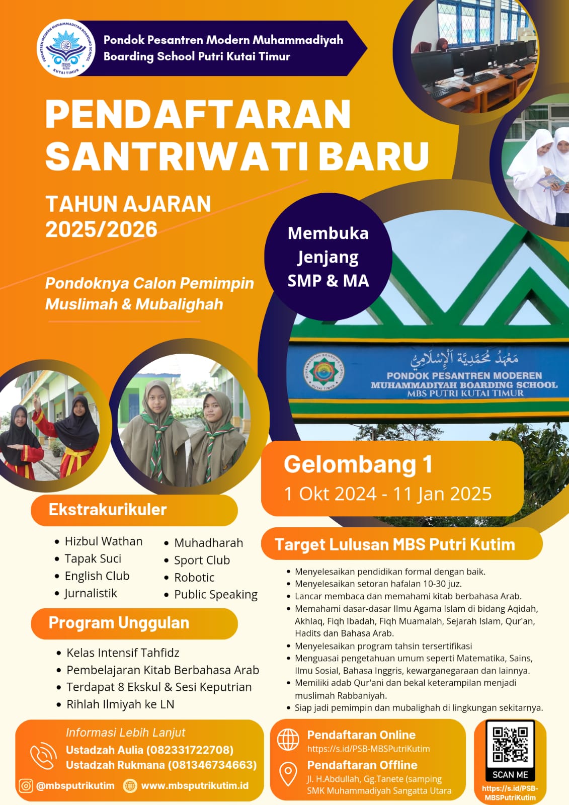 Poster Penerimaan Santri Baru 2025/2026